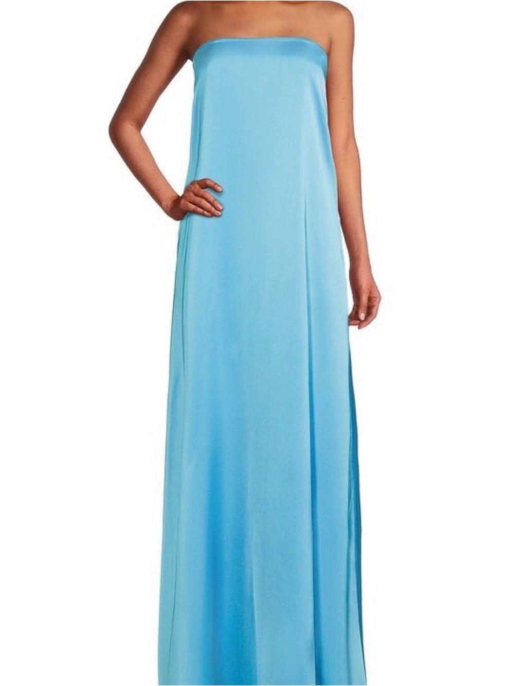 Antonio Melani Strapless Blue Dress - Picture 3 of 3